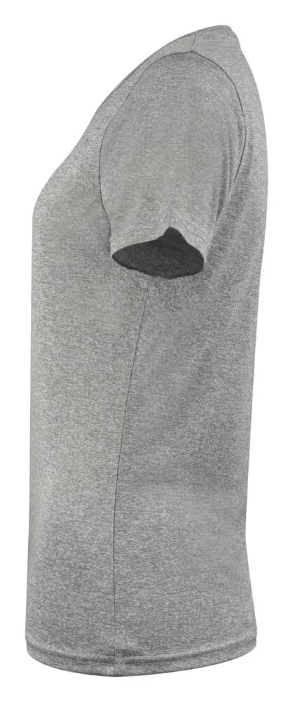 Run T-Shirt Damen - Grau Meliert