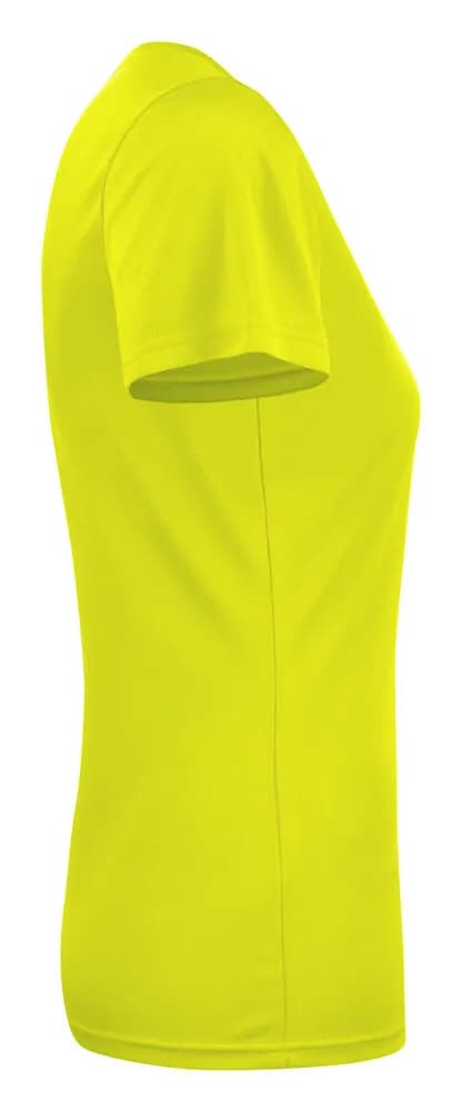 Run T-Shirt Damen - Neon Gelb
