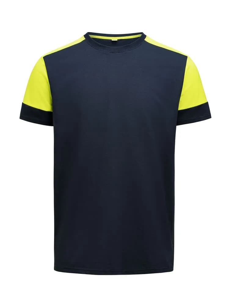 Prime T-Shirt Herren - Marine/Neongelb