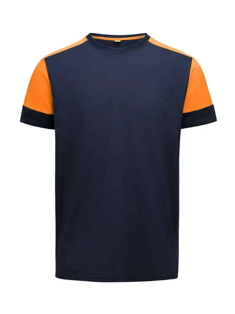 Prime T-Shirt Herren - Marine/Neonorange