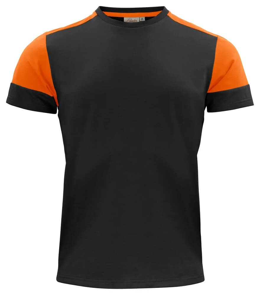 Prime T-Shirt Herren - Schwarz/Orange