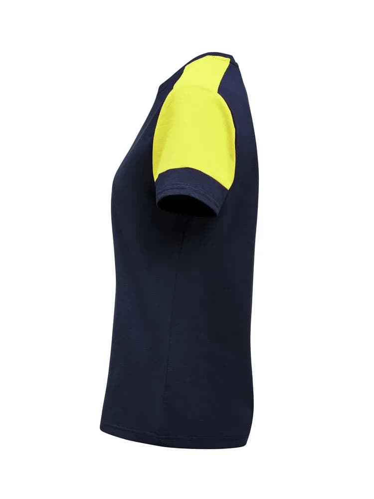 Prime T-Shirt Damen - Marine/Neongelb