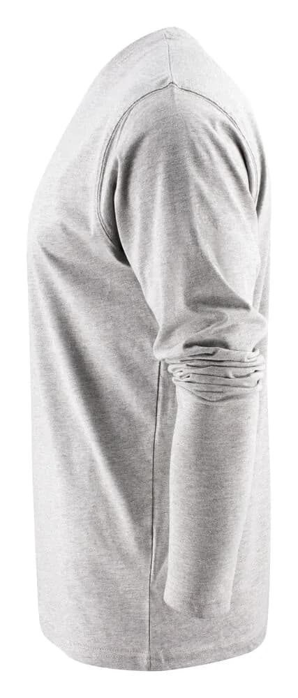 Heavier Pro L/S T-Shirt Herren - Grau Meliert