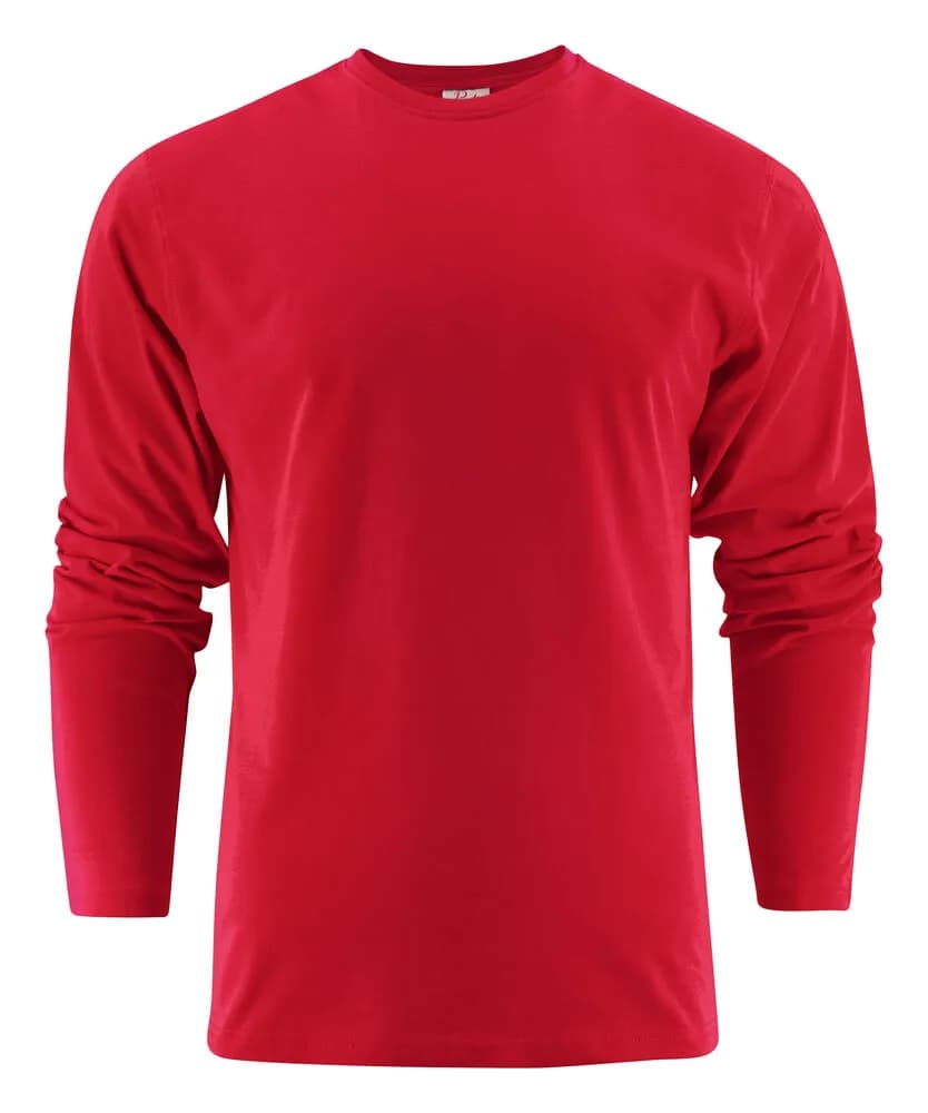 Heavier Pro L/S T-Shirt Herren - Rot