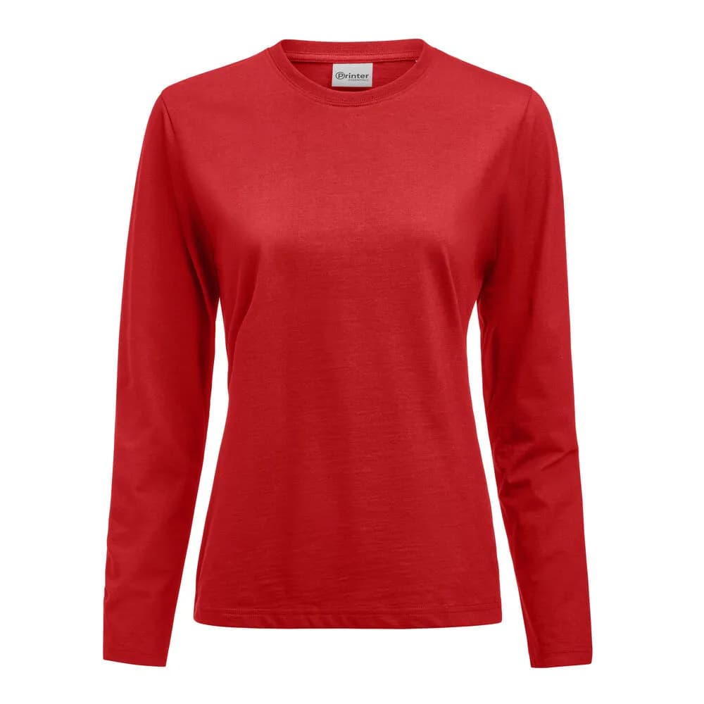 Heavier Pro L/S T-Shirt Damen - Rot