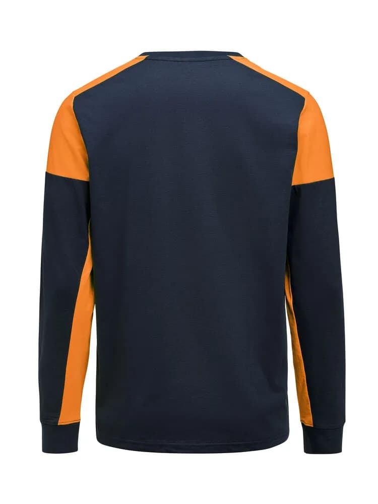 Prime T-shirt Long Sleeve T-shirt Herren - Marine/Neonorange