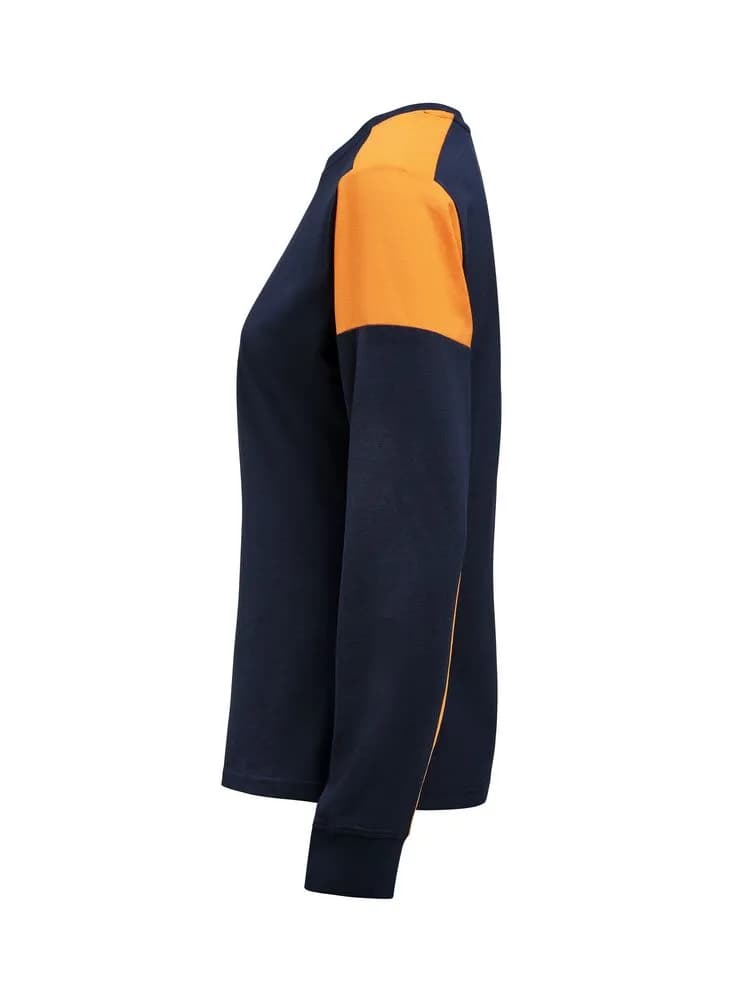 Prime T-shirt Long Sleeve T-shirt Damen - Marine/Neonorange