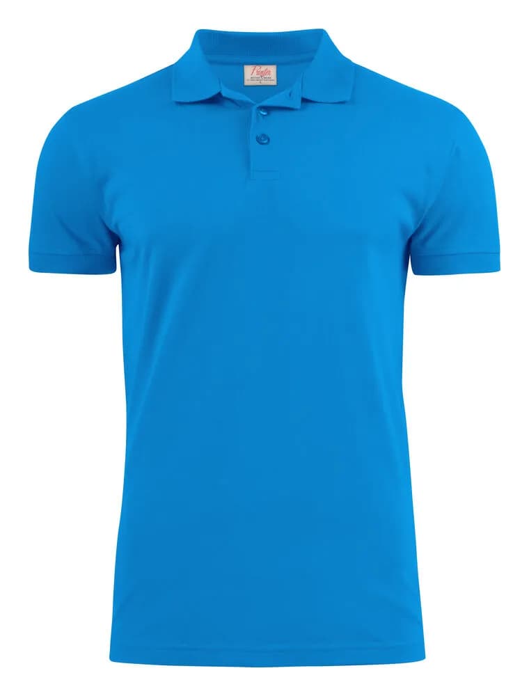 Surf Stretch Polo Pique Herren - Blau