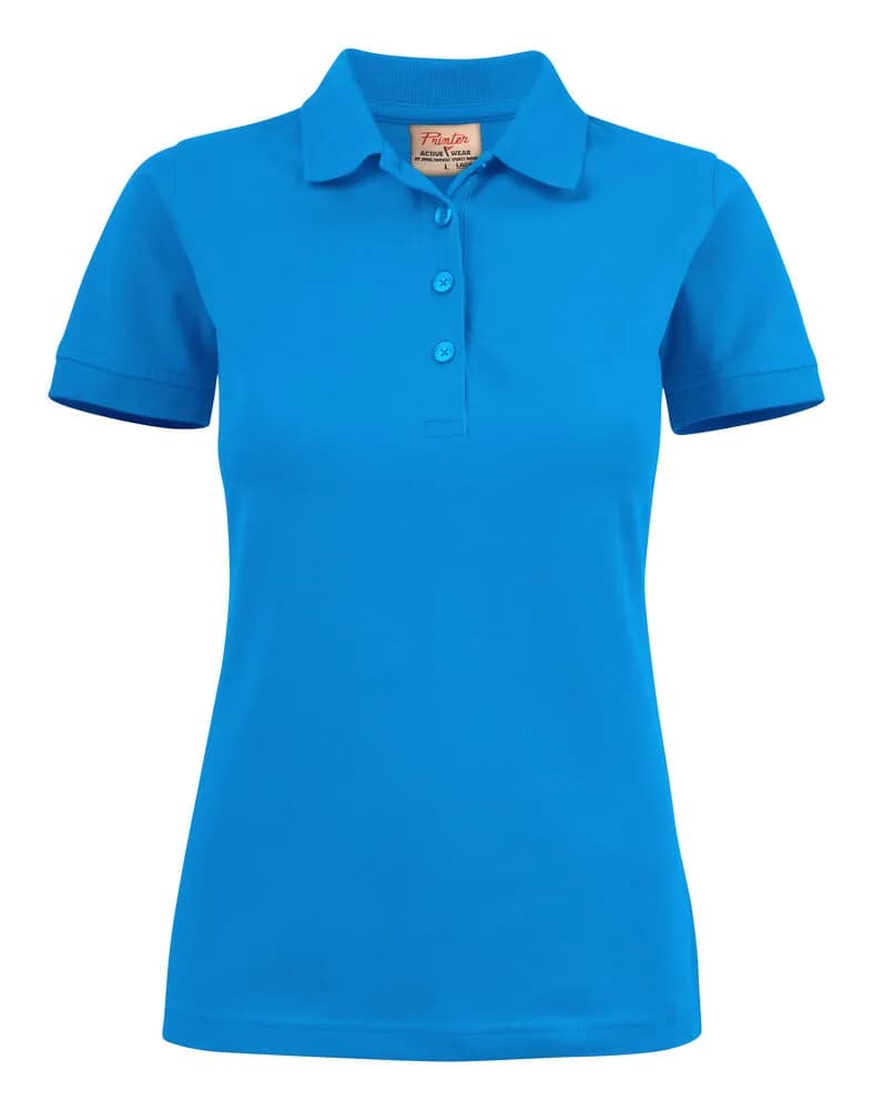 Surf Stretch Polo Pique Damen - Blau