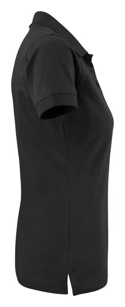 Surf Stretch Polo Pique Damen - Schwarz