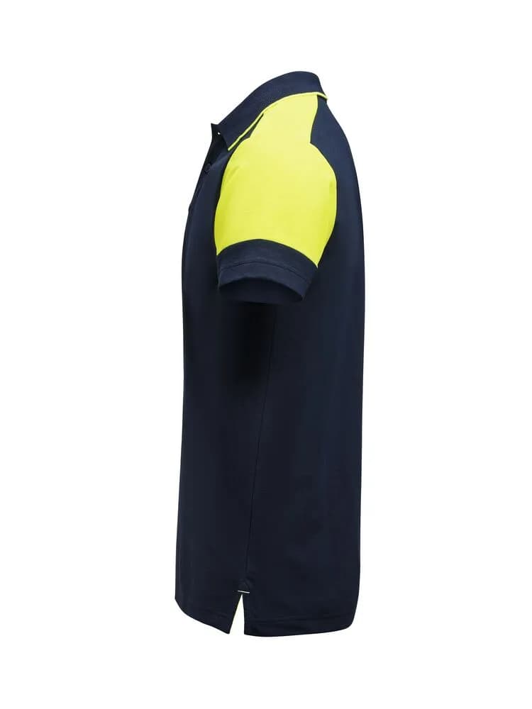 Prime Polo Herren - Marine/Neongelb