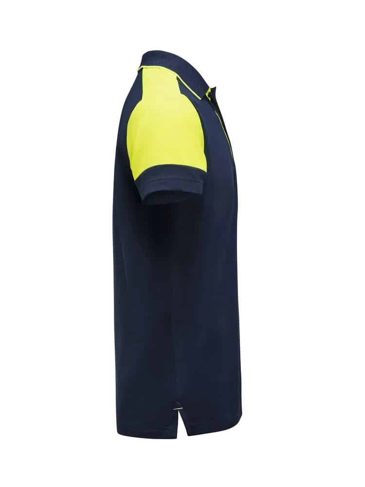 Prime Polo Herren - Marine/Neongelb