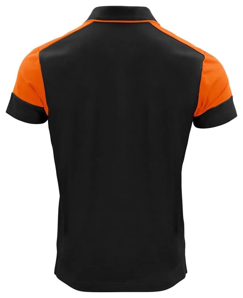 Prime Polo Herren - Schwarz/Orange