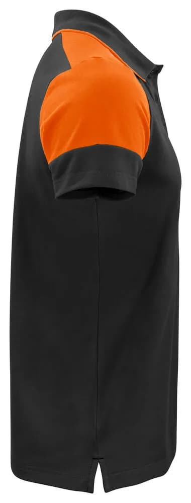 Prime Polo Herren - Schwarz/Orange