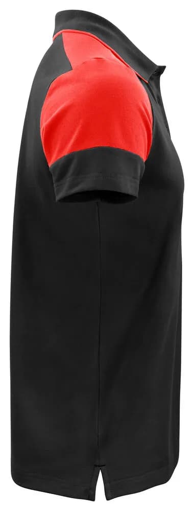 Prime Polo Herren - Schwarz/Rot