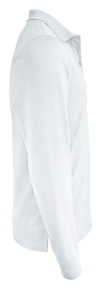 Surf Pro L/S Polo Pique Herren - Weiß