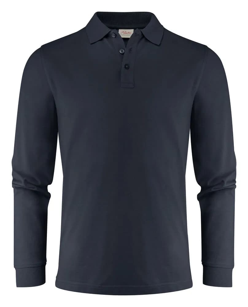 Surf Pro L/S  Polo Pique Herren - Dunkelmarine
