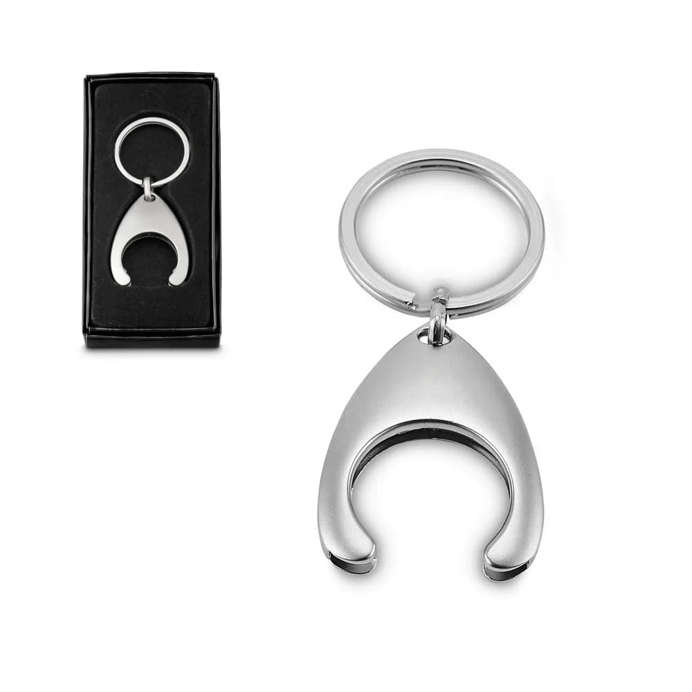 Schlüsselanhänger - 23087 - Satinsilber