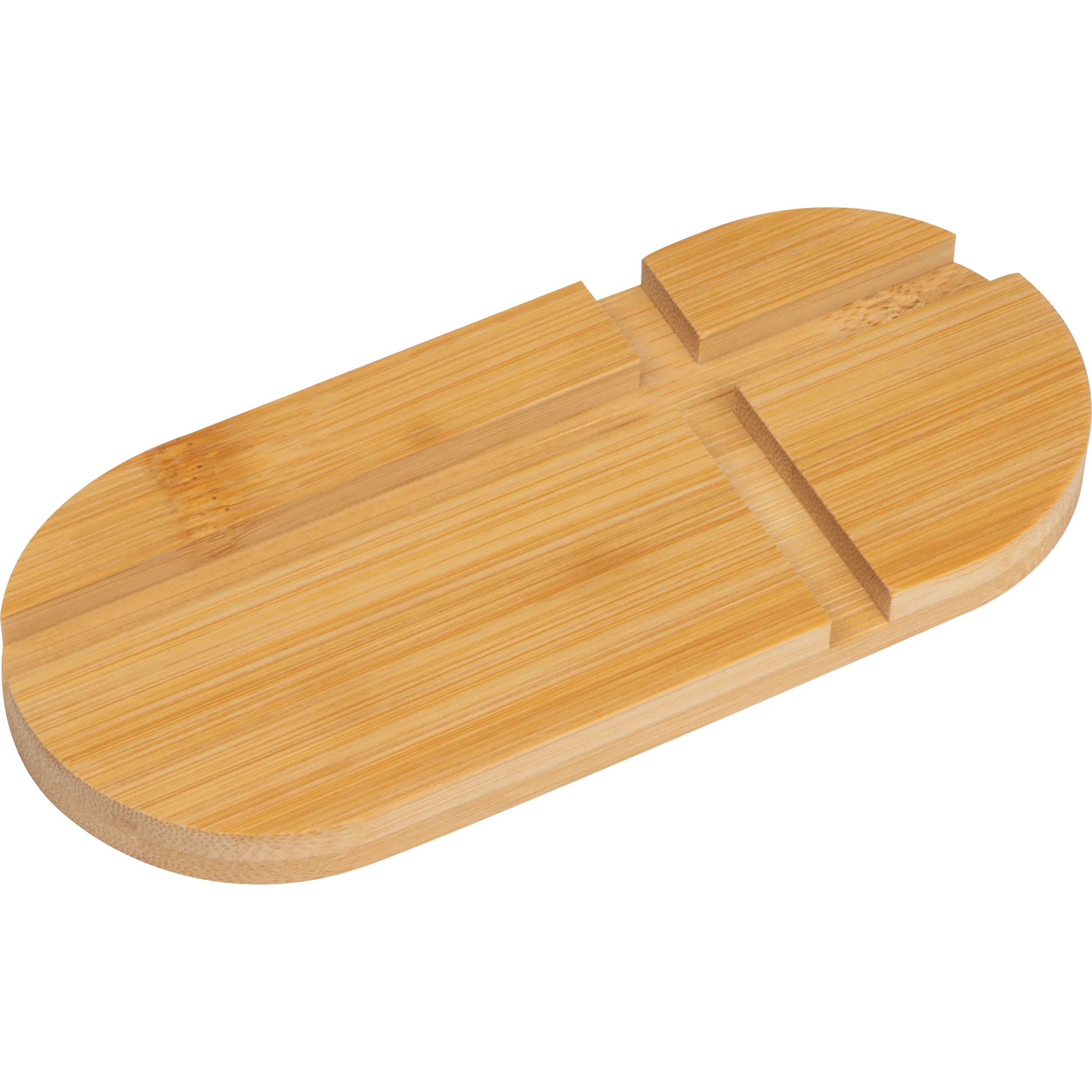 Tablet- und Smartphonehalter aus Bambus HAILEY - beige