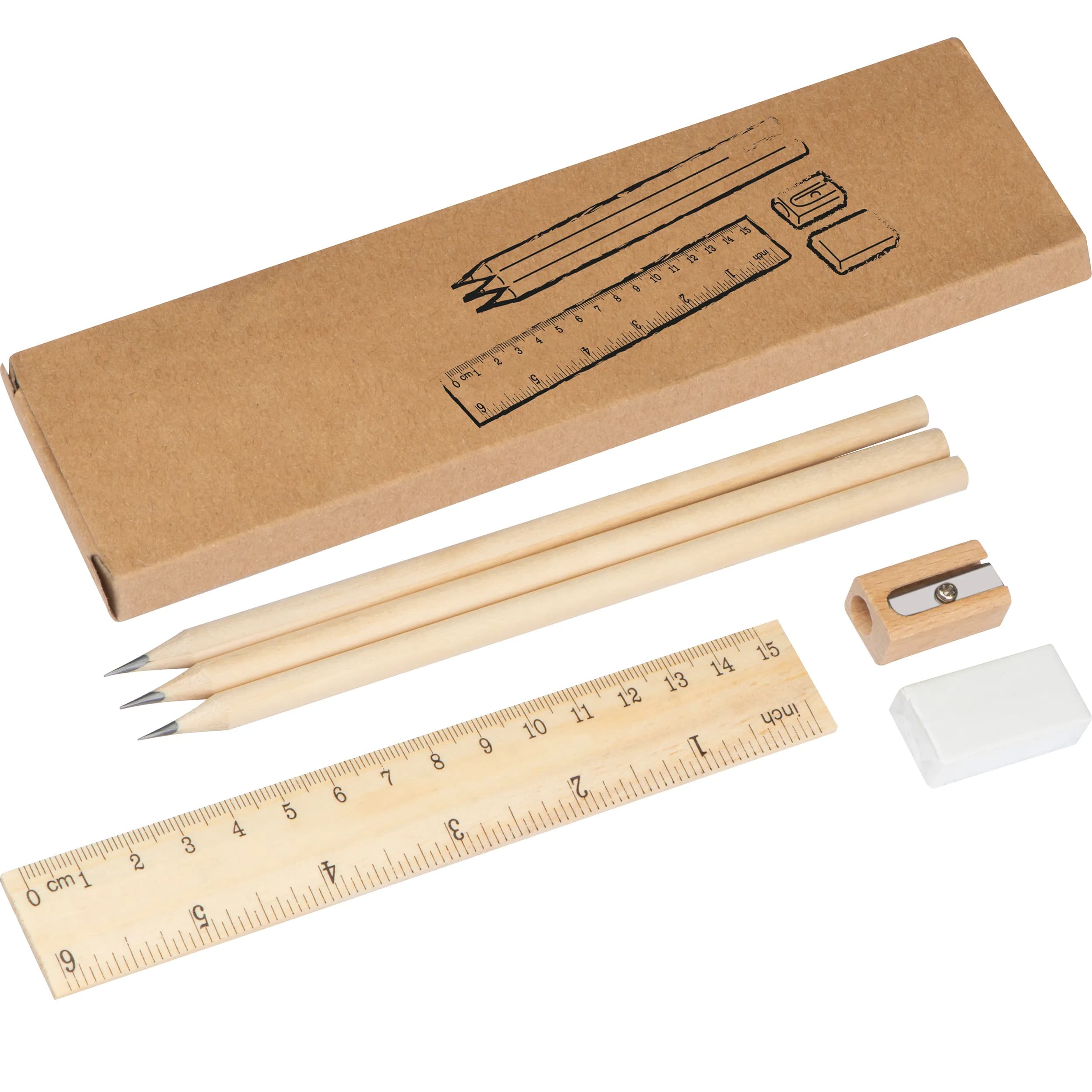 Schreibset GUSTAV - beige