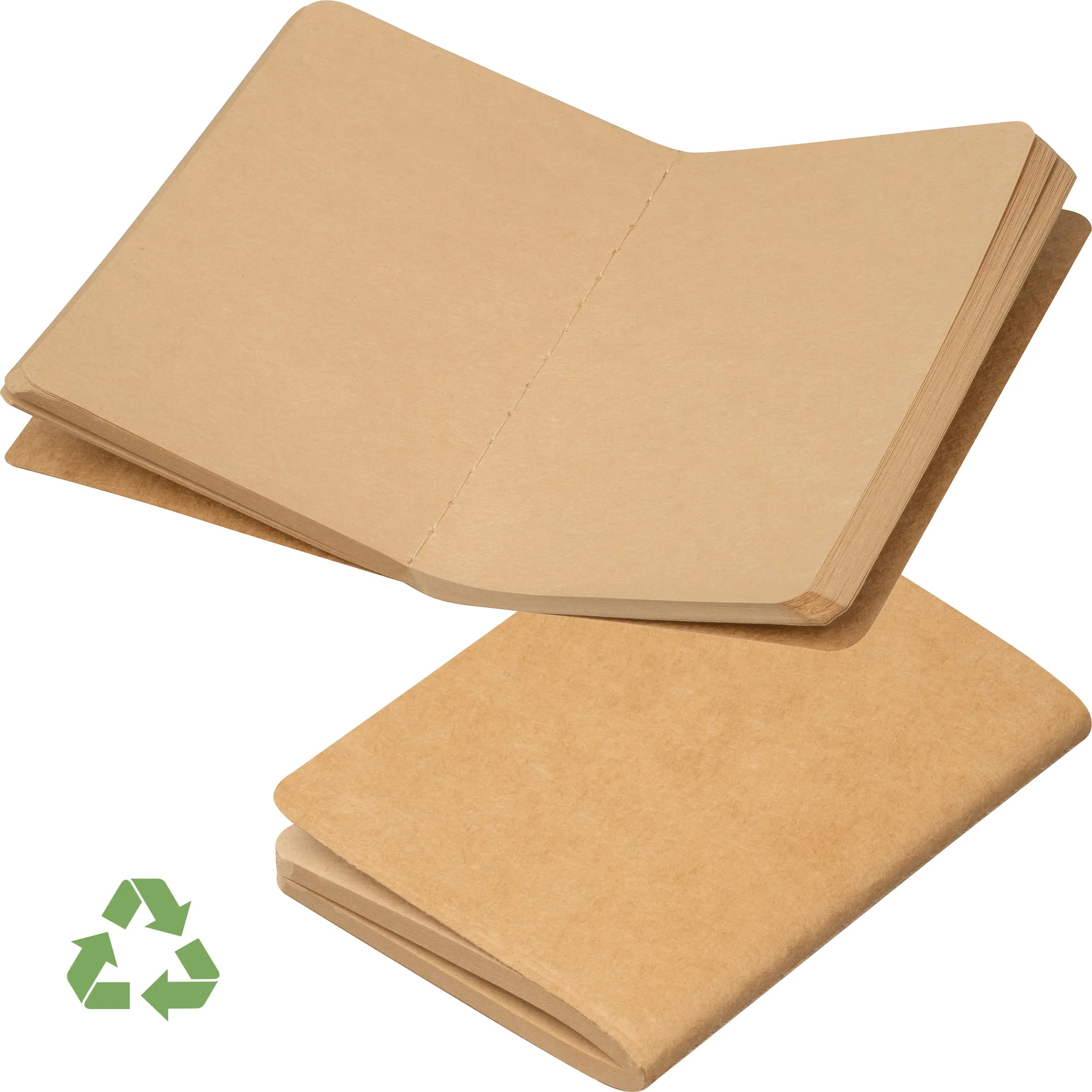 B7 Notizbuch aus recyceltem Papier TEODORO - beige