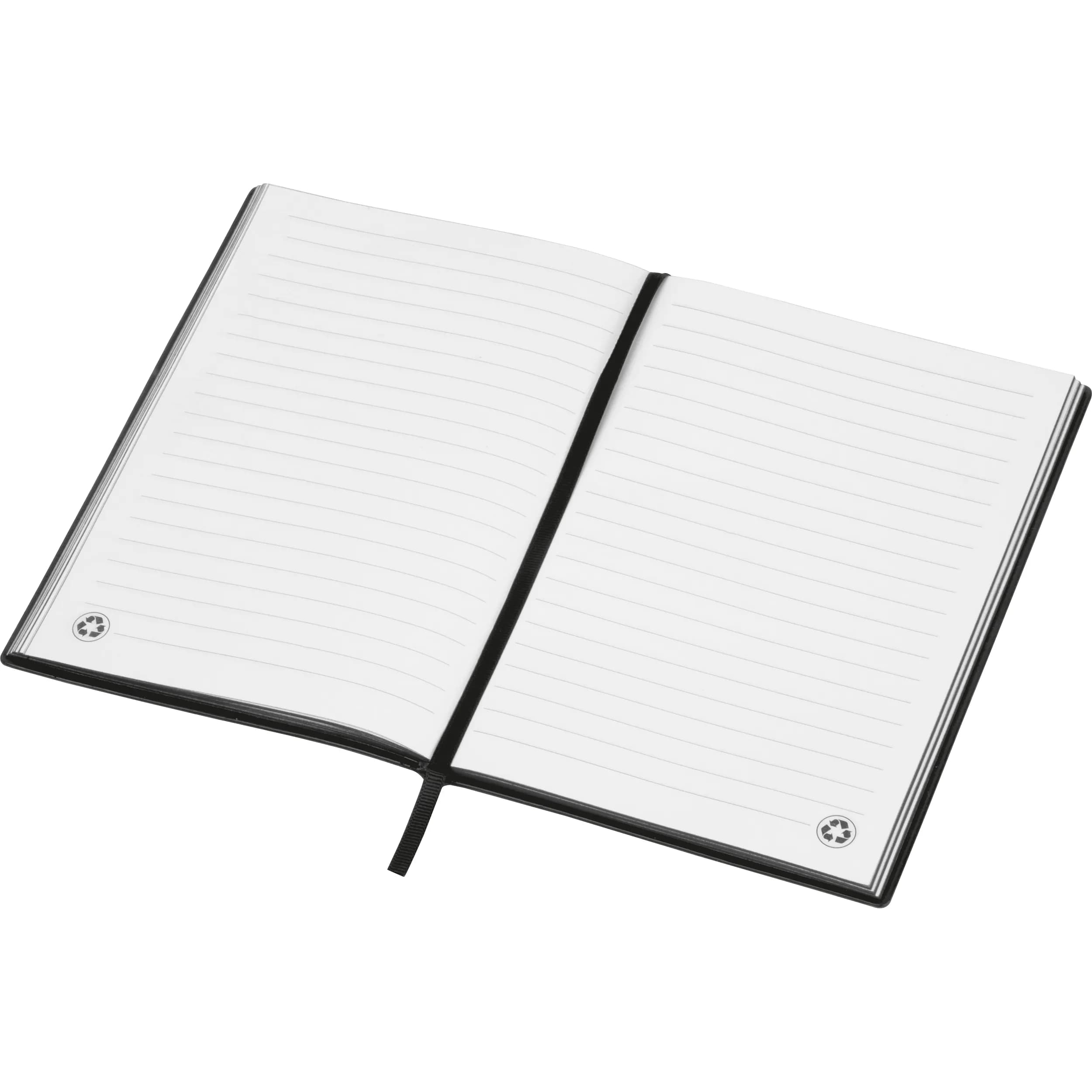 A5 Notizbuch aus Soft PU HENRI - schwarz