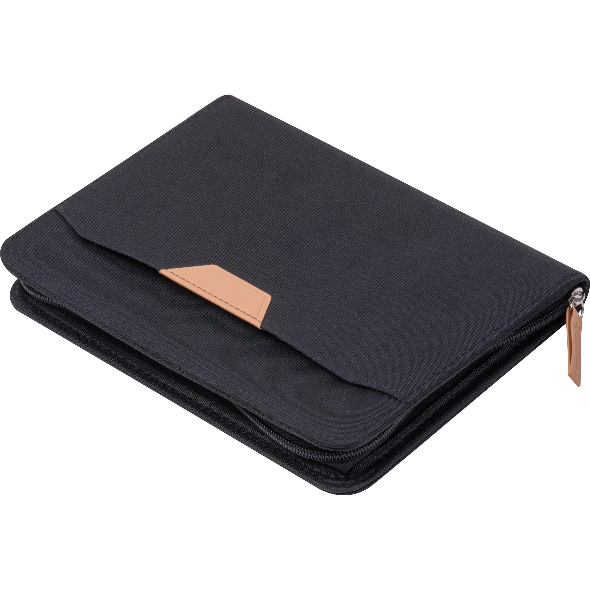 A5 Schreibmappe aus recyceltem PET SHANNON - schwarz