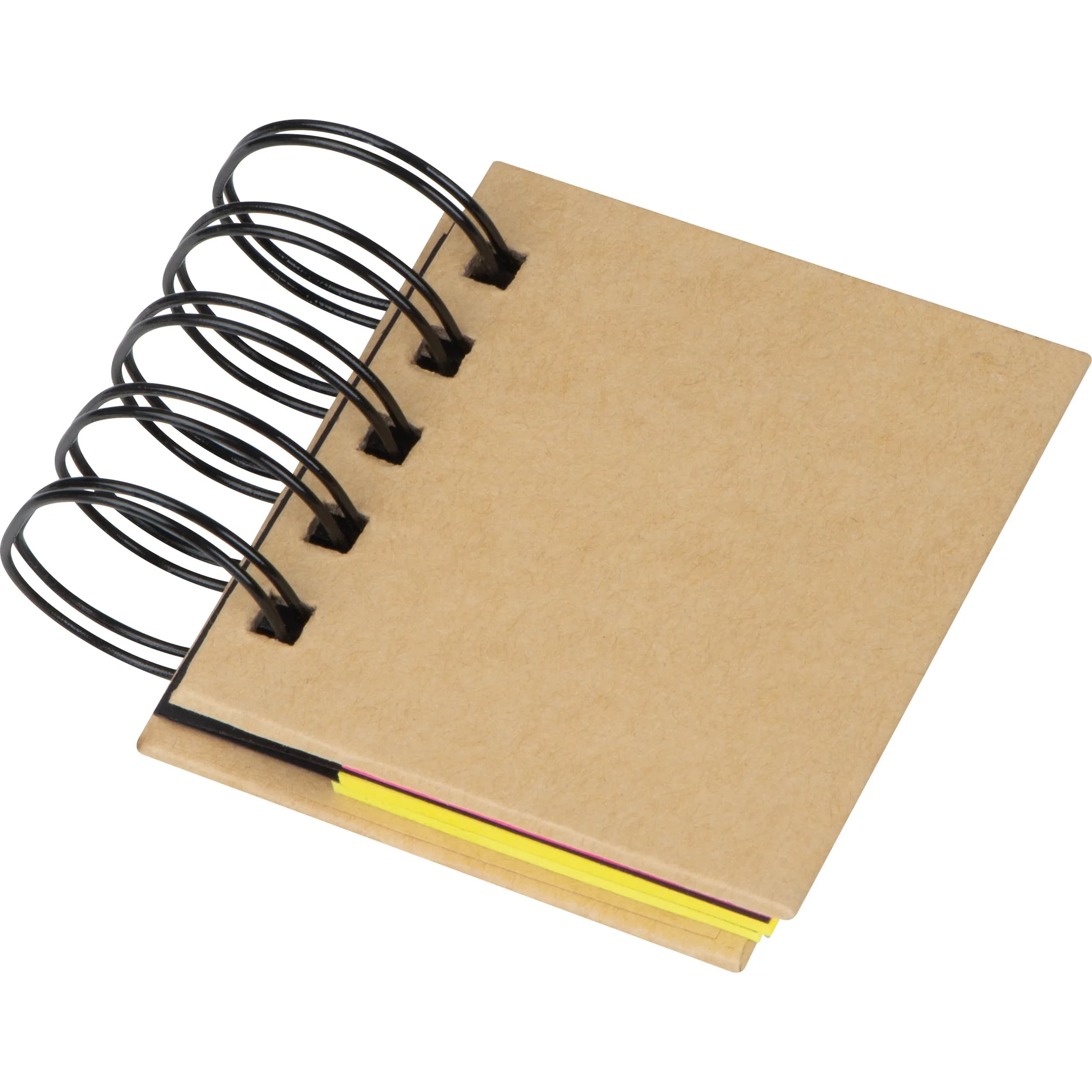 Ringbuch mit Haftmarkerstreifen und Haftnotizen BENEDYKTA - braun