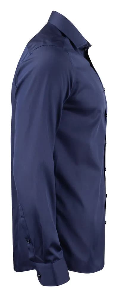 GB01 Twill Hemd Slim Fit Herren - Marine