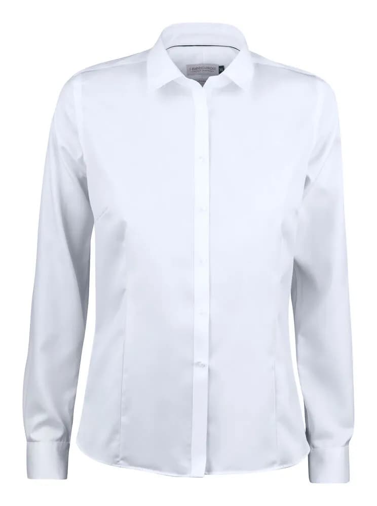 GB01 Twill Damen Blusen - Weiß