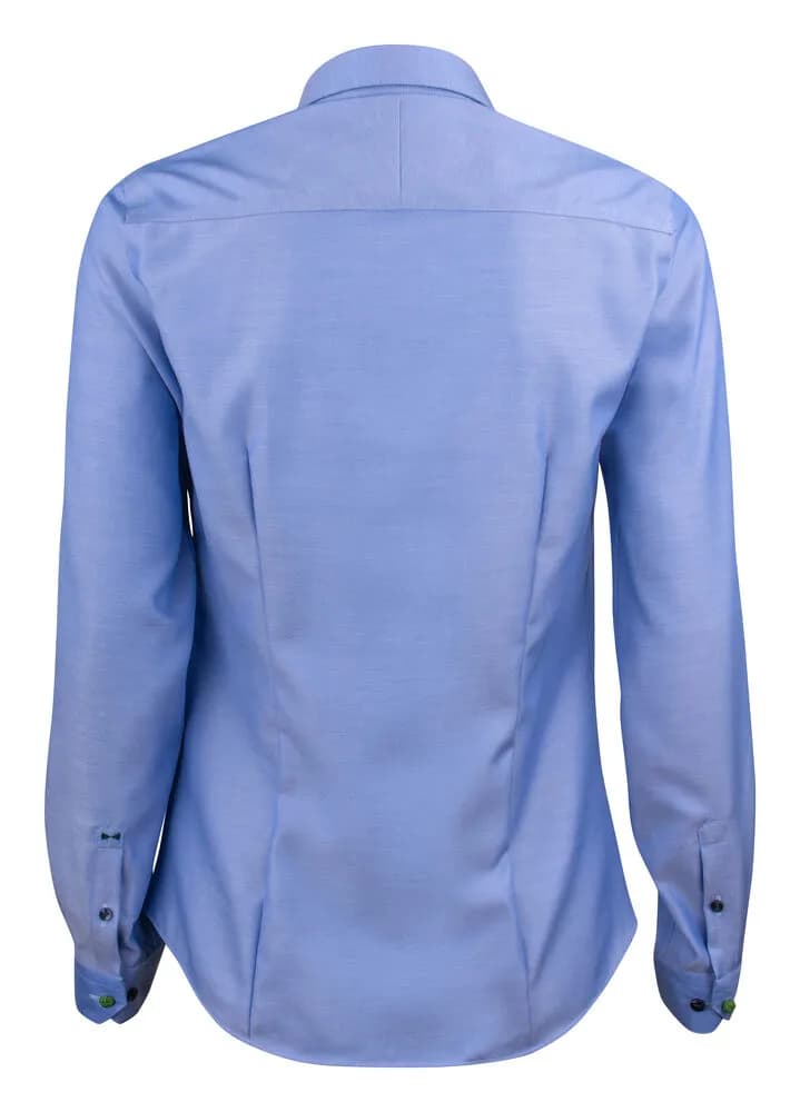 GB01 Twill Damen Blusen - Mittelblau