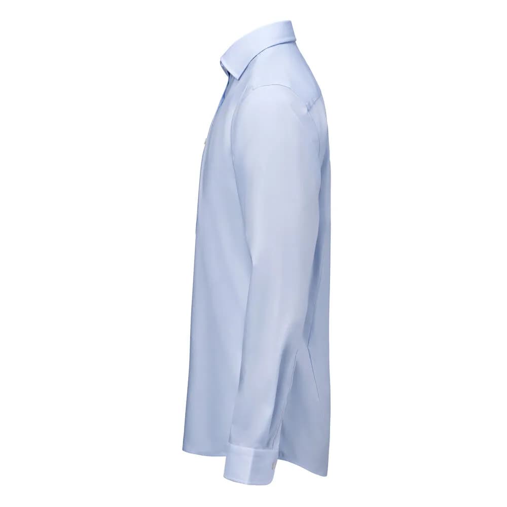 GB 02 Twill Stretch  Hemd Regular Fit Herren - Himmelblau