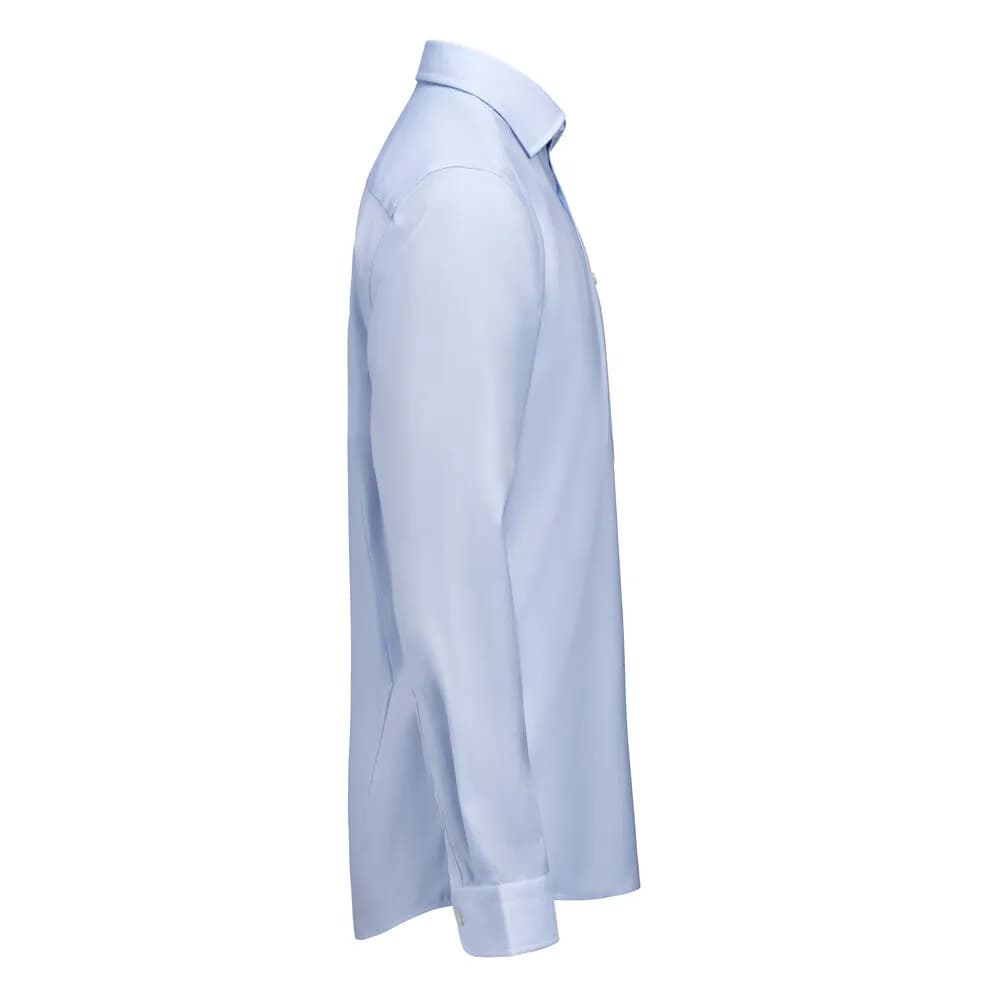 GB 02 Twill Stretch  Hemd Regular Fit Herren - Himmelblau