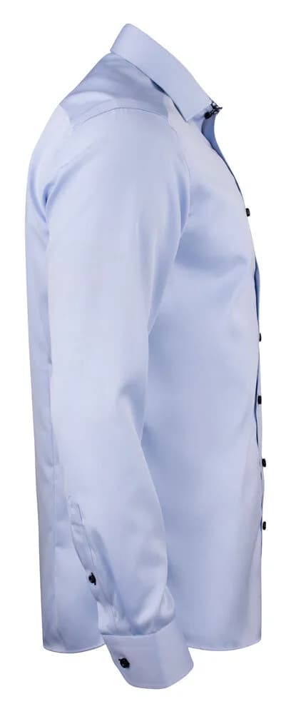 RB20 Twill Hemd Regular Fit Herren - Hellblau/Marine