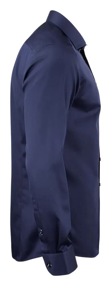 RB20 Twill Hemd Regular Fit Herren - Marine/Hellblau