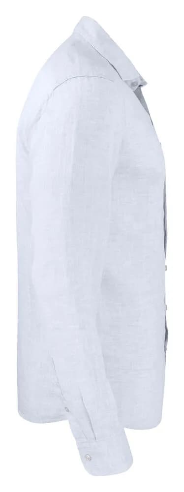 IB33 Linen Hemd Slim Fit Herren - Weiß