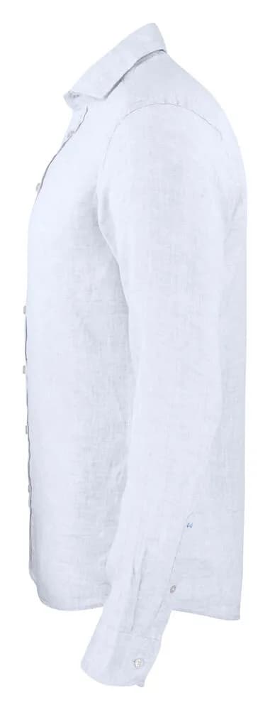 IB33 Linen Hemd Slim Fit Herren - Weiß