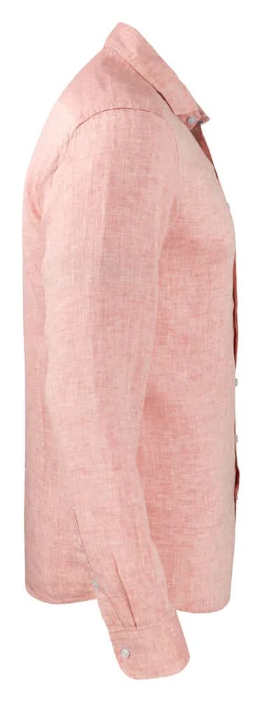 IB33 Linen Hemd Regular Fit Herren - Orange