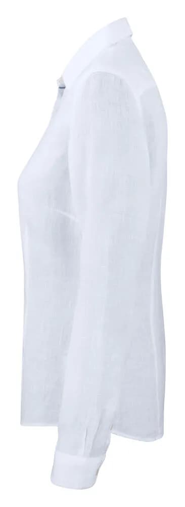 IB33 Linen Damen Blusen - Weiß