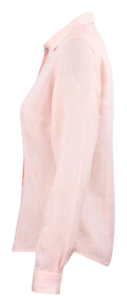 IB33 Linen Damen Blusen - Orange