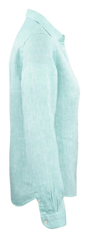 IB33 Linen Damen Blusen - Grün