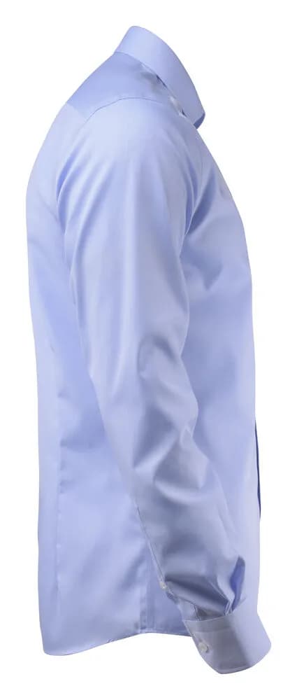 YB50 Twill Hemd Regular Fit Herren - Himmelblau