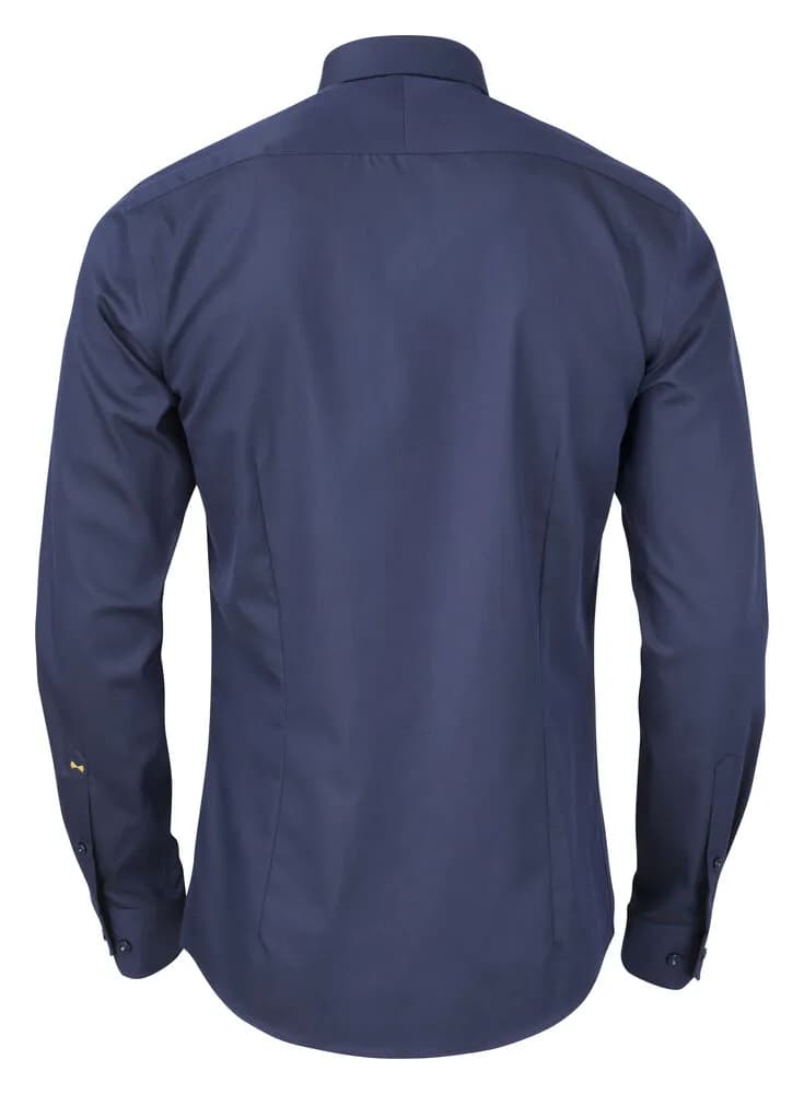 YB50 Twill Hemd Regular Fit Herren - Marine