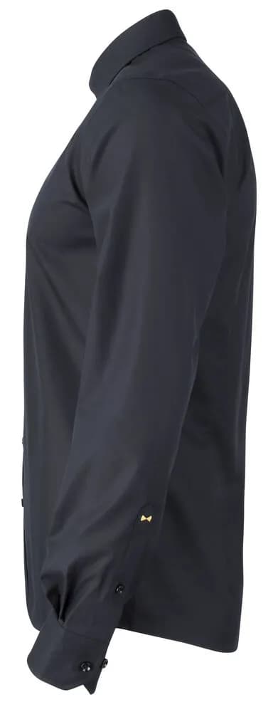 YB50 Twill Hemd Regular Fit Herren - Schwarz