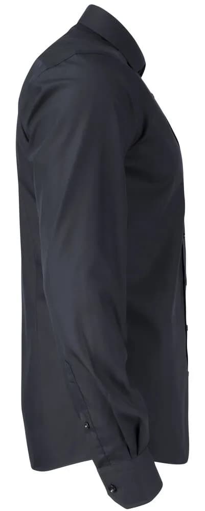 YB50 Twill Hemd Regular Fit Herren - Schwarz