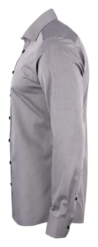 YB50 Twill Hemd Slim Fit Herren - Grau