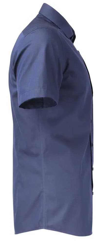 YB50 Twill S/S Hemd Slim Fit Herren - Marine