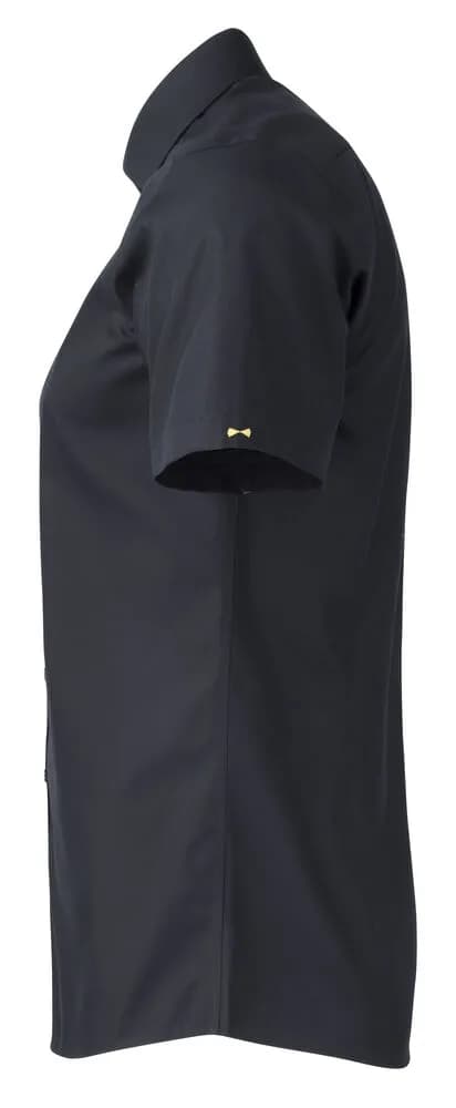 YB50 Twill S/S Regular Hemd Regular Fit Herren - Schwarz