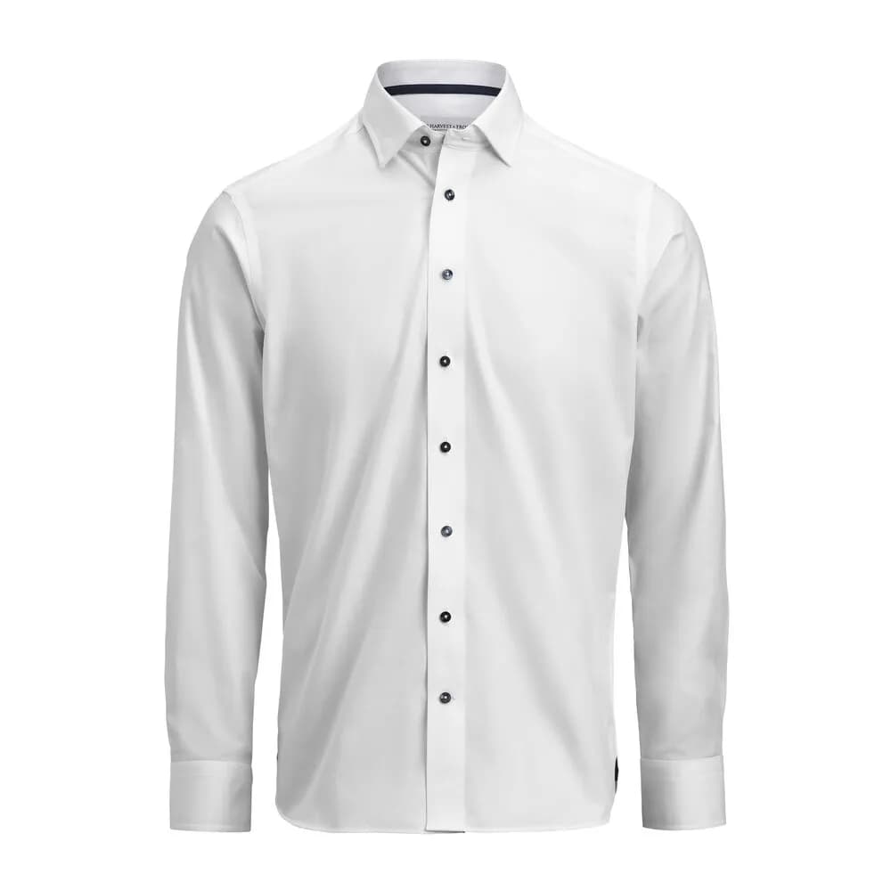 YB56 Twill Regular - White / navy