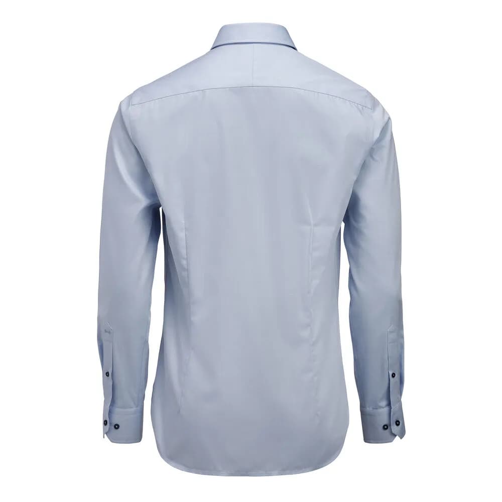 YB56 Twill Regular - Himmelblau/Marineblau